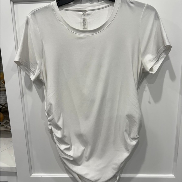 Beyond Yoga NEW One & Only Fetherweight maternity t shirt white - Picture 7 of 11